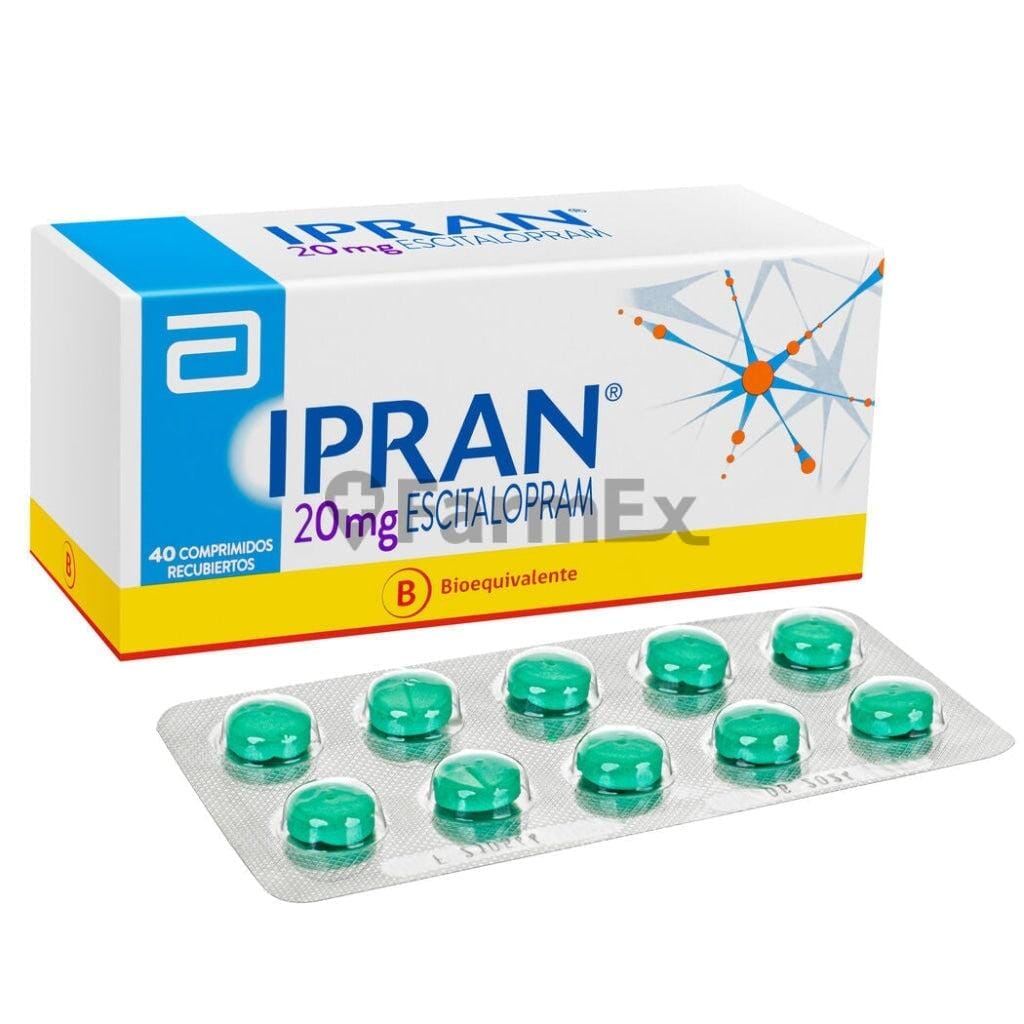 Ipran 20 mg x 40 comprimidos Farmex-Receta Solidaria-Persistente